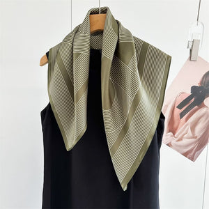 MaraSilk Pure Mulberry Silk Scarf - Square Crepe Satin MS853