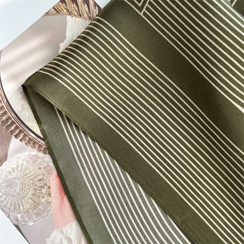 MaraSilk Pure Mulberry Silk Scarf - Square Crepe Satin MS853