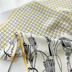 MaraSilk Pure Mulberry Silk Scarf - Square Crepe Satin MS88