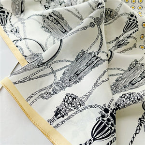 MaraSilk Pure Mulberry Silk Scarf - Square Crepe Satin MS88