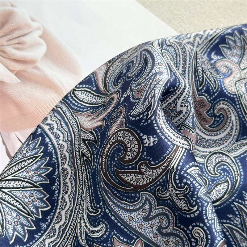 MaraSilk Pure Mulberry Silk Scarf - Square Crepe Satin MS881
