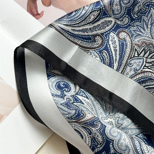 MaraSilk Pure Mulberry Silk Scarf - Square Crepe Satin MS881