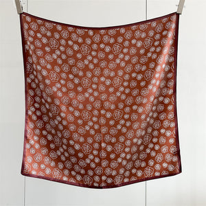 MaraSilk Pure Mulberry Silk Scarf - Square Crepe Satin MS881 25" x 25" MS88103