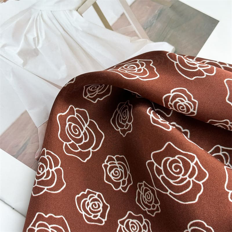 MaraSilk Pure Mulberry Silk Scarf - Square Crepe Satin MS881
