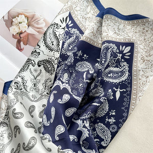 MaraSilk Pure Mulberry Silk Scarf - Square Crepe Satin MS881