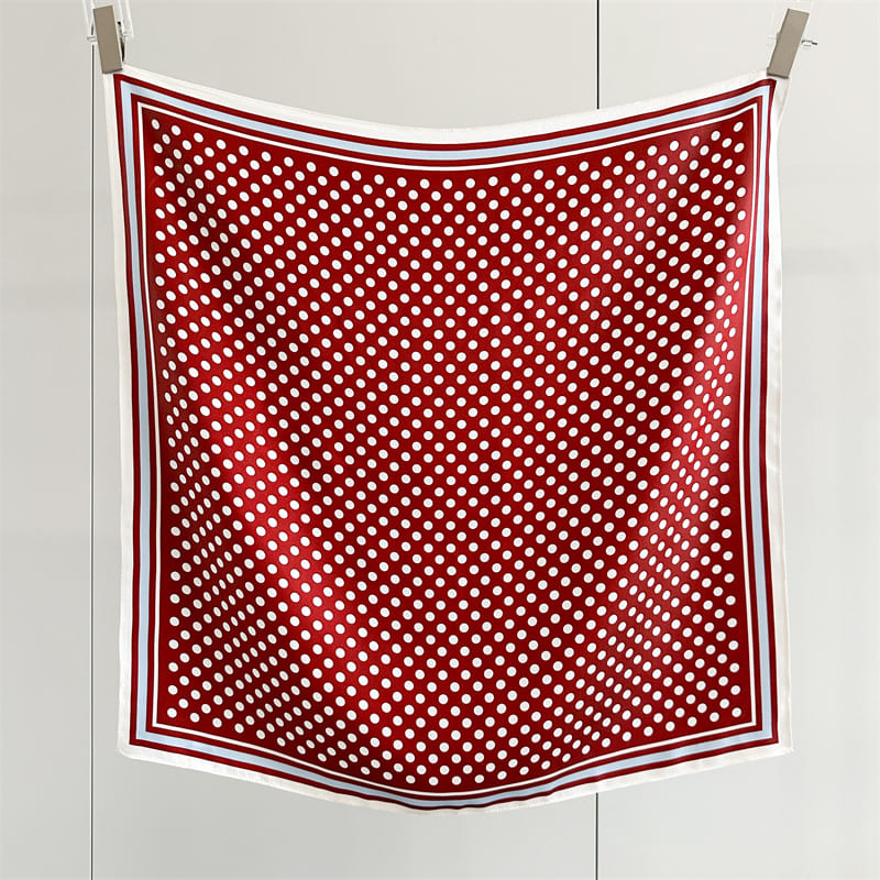 MaraSilk Pure Mulberry Silk Scarf - Square Crepe Satin MS881 25" x 25" MS88104