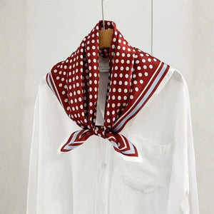 MaraSilk Pure Mulberry Silk Scarf - Square Crepe Satin MS881