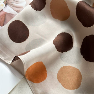 MaraSilk Pure Mulberry Silk Scarf - Square Crepe Satin MS881