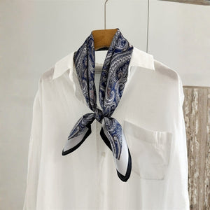 MaraSilk Pure Mulberry Silk Scarf - Square Crepe Satin MS881