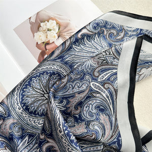 MaraSilk Pure Mulberry Silk Scarf - Square Crepe Satin MS881