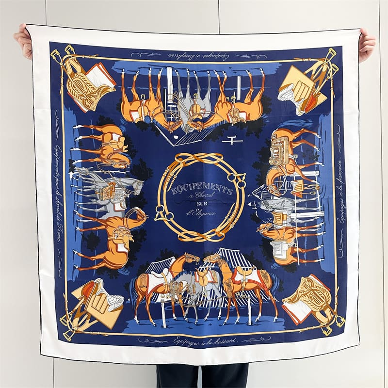 MaraSilk Pure Mulberry Silk Scarf - Square Crepe Satin MS889 41" x 41" MS88902