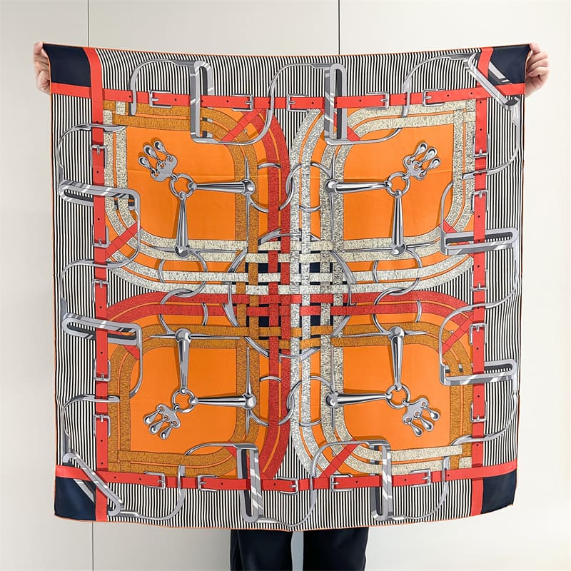 MaraSilk Pure Mulberry Silk Scarf - Square Crepe Satin MS894 41" x 41" MS89401