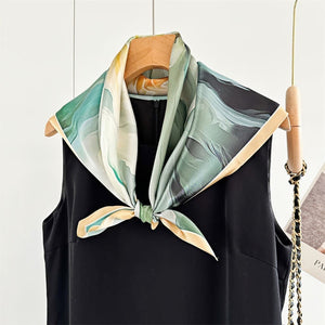 MaraSilk Pure Mulberry Silk Scarf - Square Crepe Satin MS90 25" x 25" MS9001