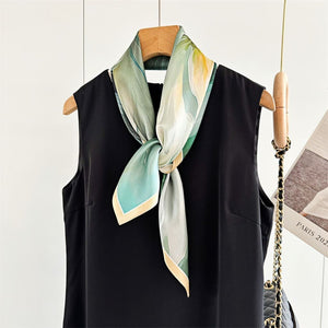 MaraSilk Pure Mulberry Silk Scarf - Square Crepe Satin MS90