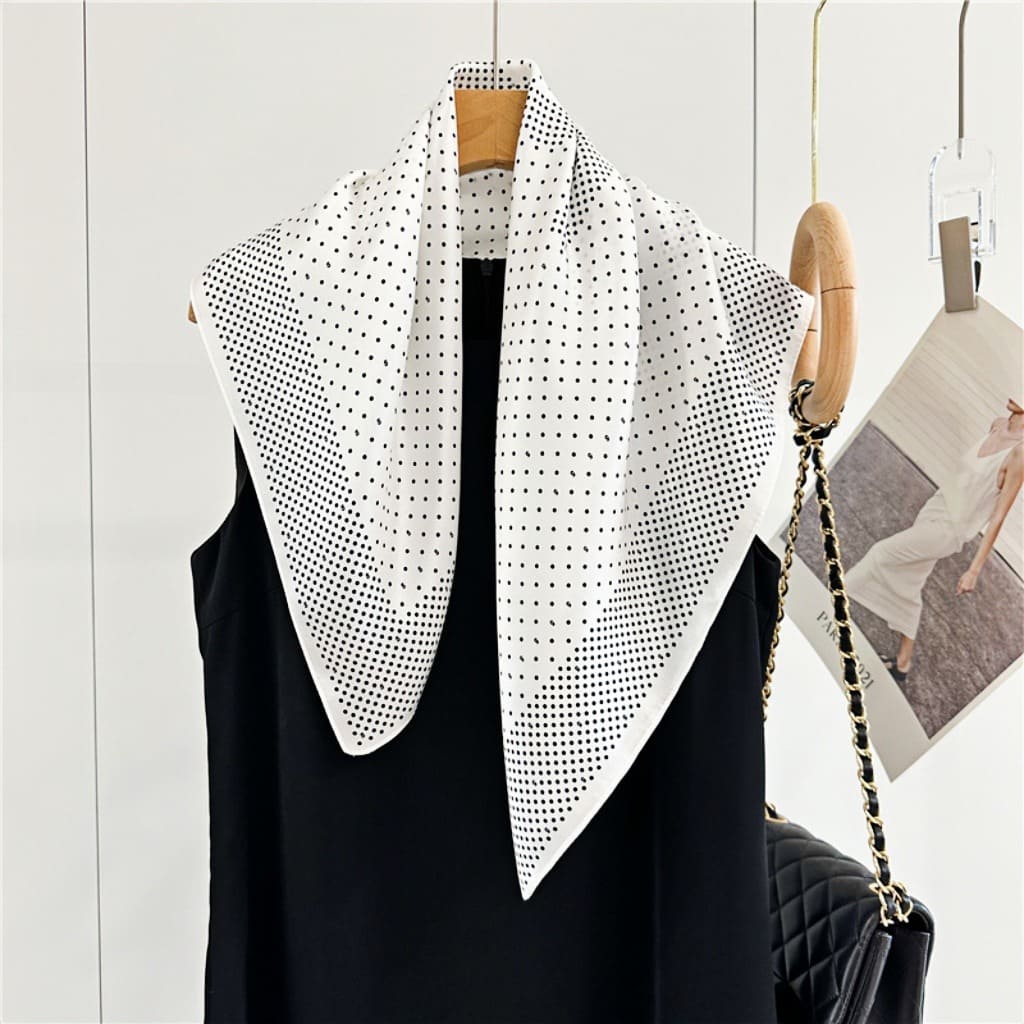 MaraSilk Pure Mulberry Silk Scarf - Square Crepe Satin MS92