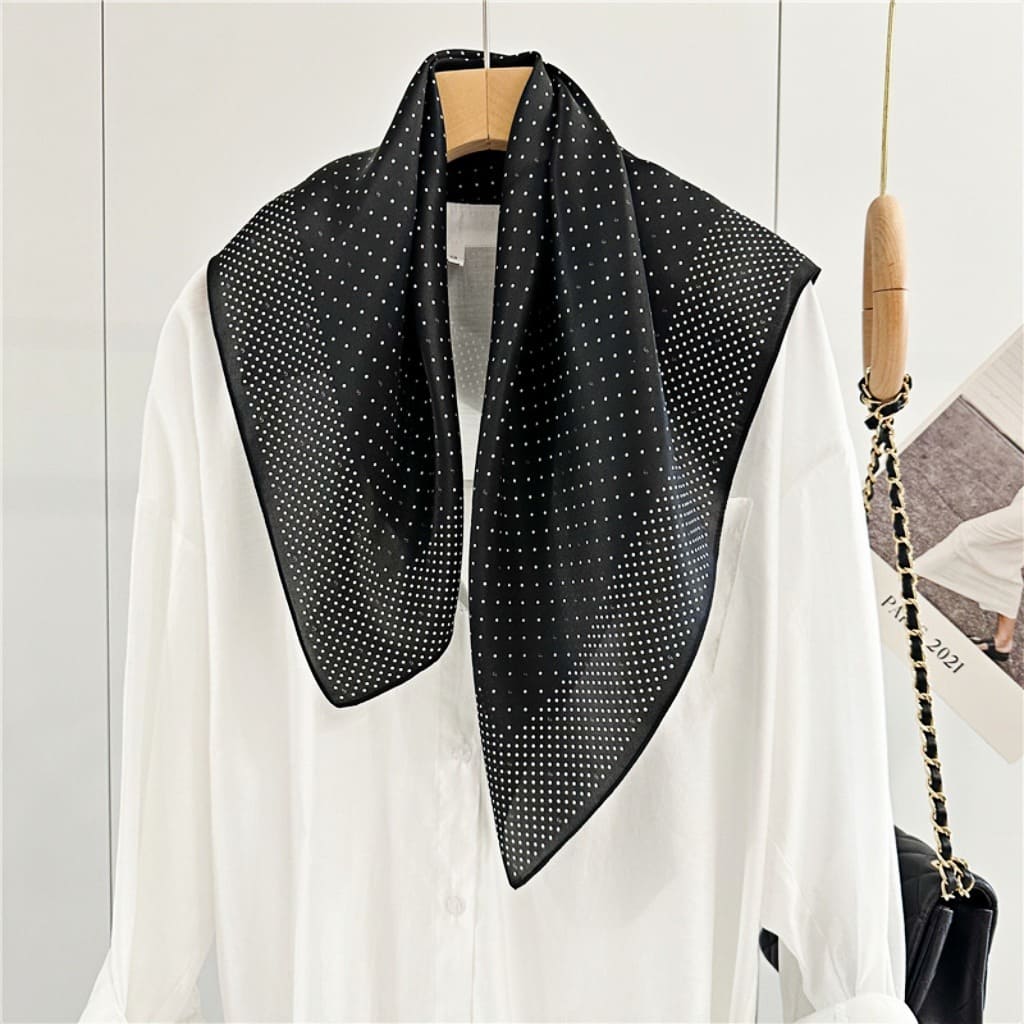 MaraSilk Pure Mulberry Silk Scarf - Square Crepe Satin MS92