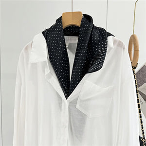 MaraSilk Pure Mulberry Silk Scarf - Square Crepe Satin MS92