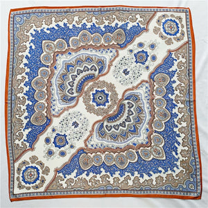 MaraSilk Pure Mulberry Silk Scarf - Square Crepe Satin MS93 25" x 25" MS9302