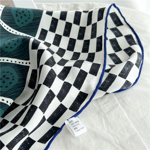 MaraSilk Pure Mulberry Silk Scarf - Square Crepe Satin MS933