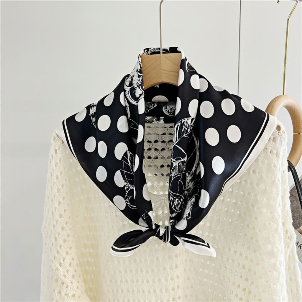 MaraSilk Pure Mulberry Silk Scarf - Square Crepe Satin MS94