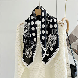 MaraSilk Pure Mulberry Silk Scarf - Square Crepe Satin MS94