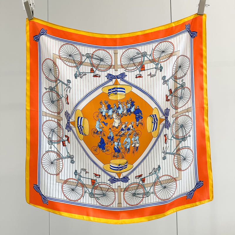 MaraSilk Pure Mulberry Silk Scarf - Square Crepe Satin MS948 25" x 25" MS94801