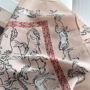 MaraSilk Pure Mulberry Silk Scarf - Square Crepe Satin MS950