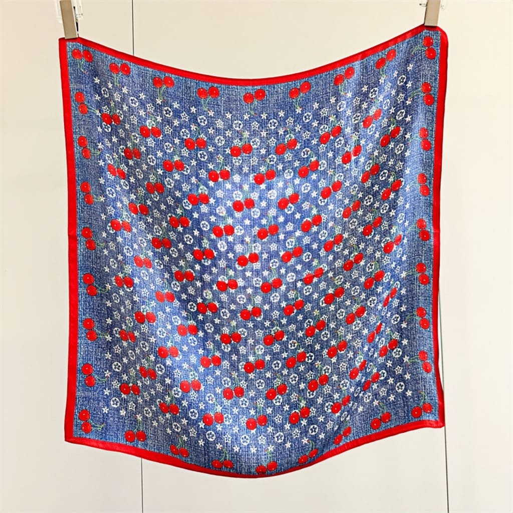 MaraSilk Pure Mulberry Silk Scarf - Square Crepe Satin MS96 25" x 25" MS9601