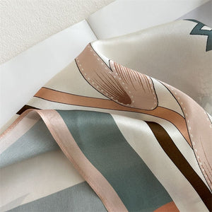 MaraSilk Pure Mulberry Silk Scarf - Square Crepe Satin MS960