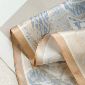 MaraSilk Pure Mulberry Silk Scarf - Square Crepe Satin MS979