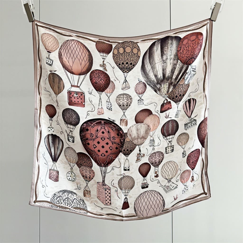 MaraSilk Pure Mulberry Silk Scarf - Square Crepe Satin MS98 25" x 25" MS9801