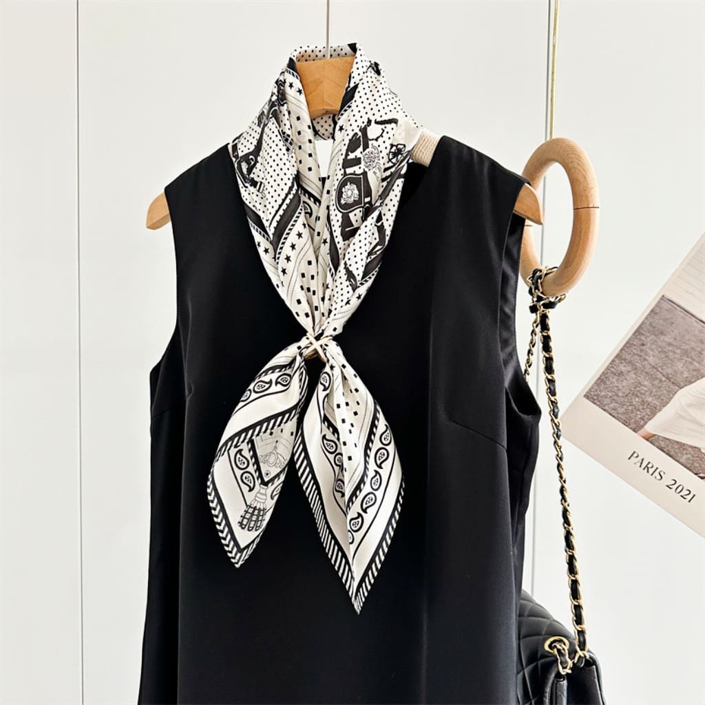 MaraSilk Pure Mulberry Silk Scarf - Square Crepe Satin MS99