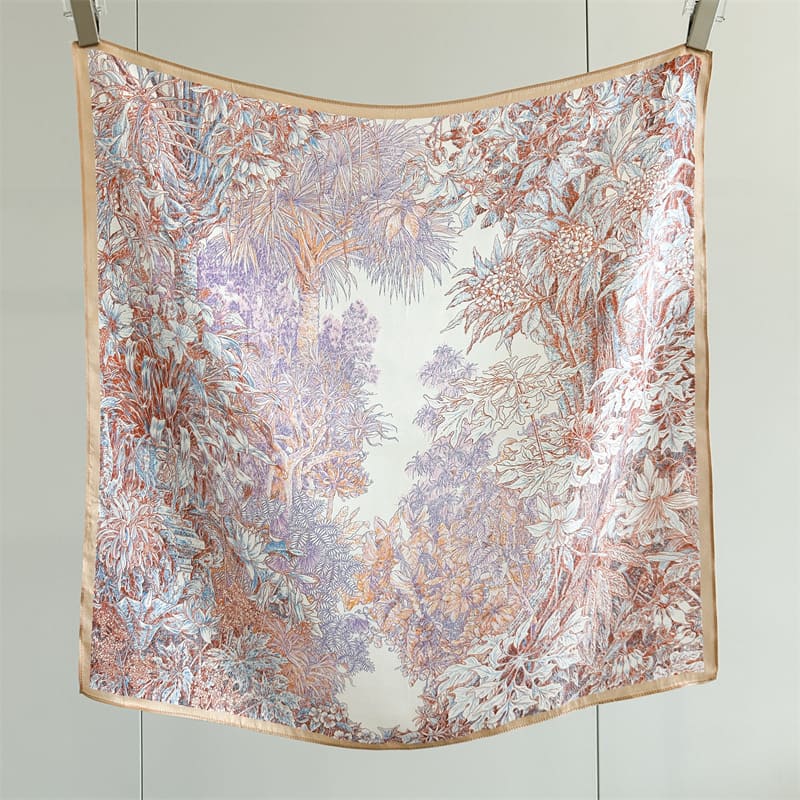 MaraSilk Pure Mulberry Silk Scarf - Square Crepe Satin MS990 25" x 25" MS99001