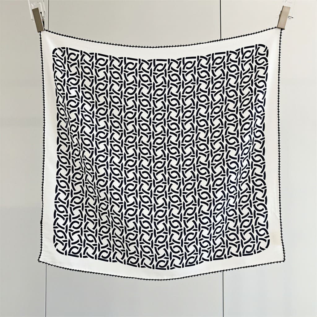 MaraSilk Pure Mulberry Silk Scarf - Square Double Crepe MS232