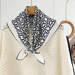 MaraSilk Pure Mulberry Silk Scarf - Square Double Crepe MS232