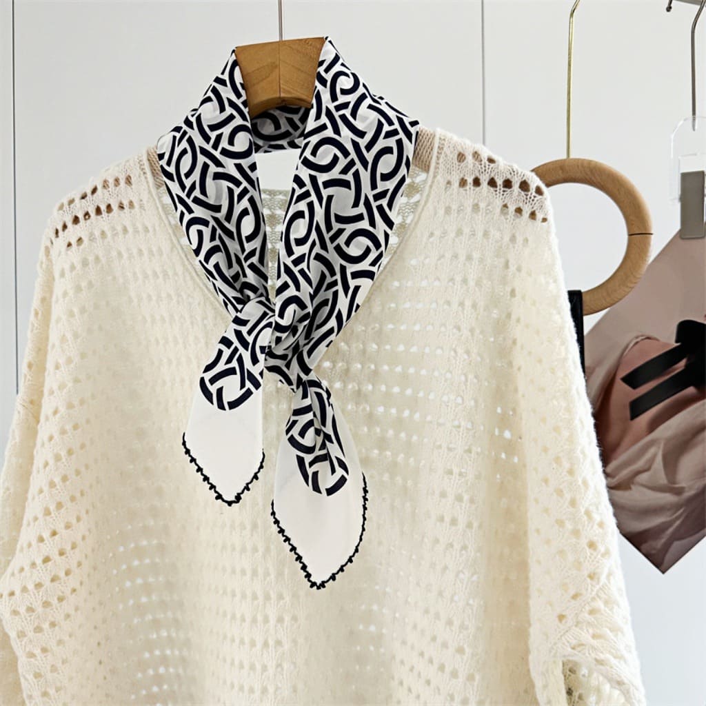 MaraSilk Pure Mulberry Silk Scarf - Square Double Crepe MS232