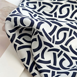 MaraSilk Pure Mulberry Silk Scarf - Square Double Crepe MS232