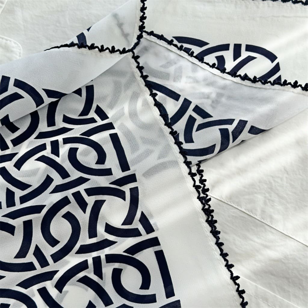 MaraSilk Pure Mulberry Silk Scarf - Square Double Crepe MS232