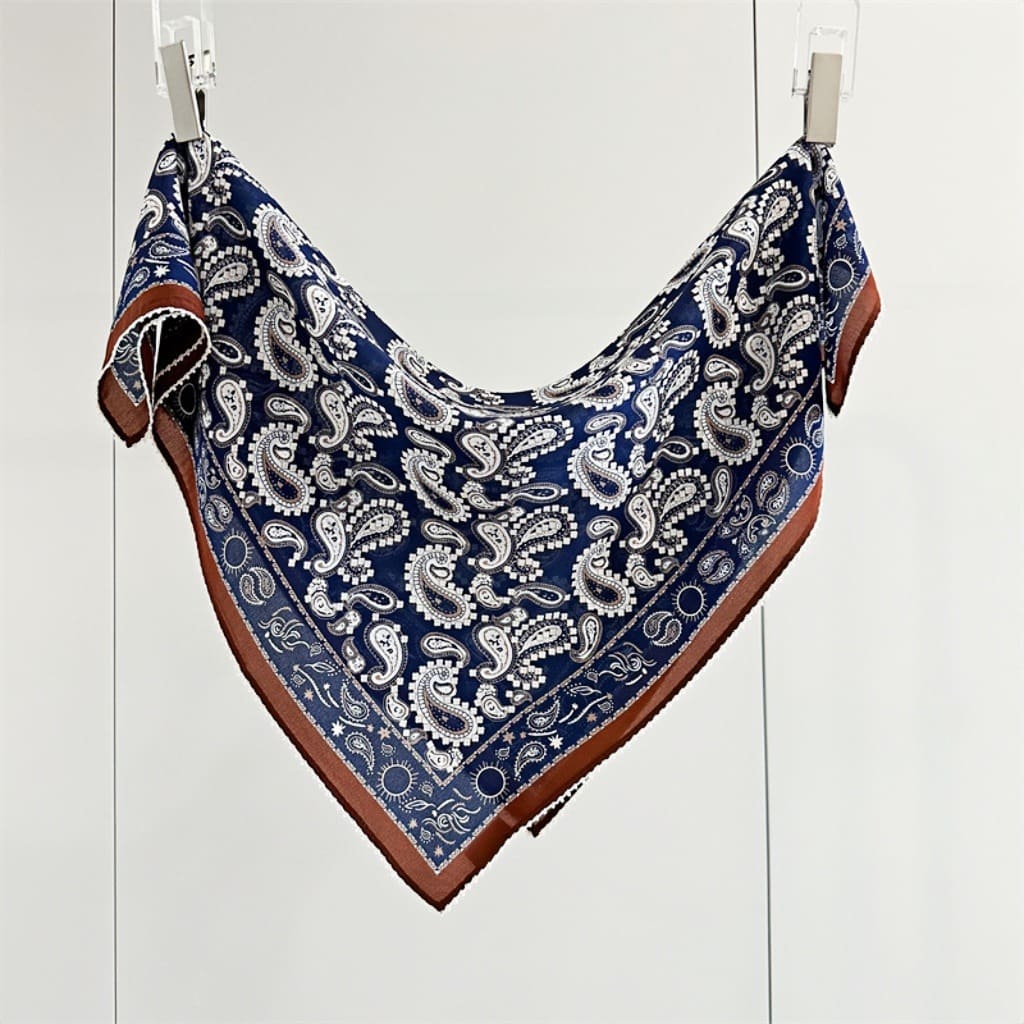 MaraSilk Pure Mulberry Silk Scarf - Square Double Crepe MS232 25" x 25" MS23203