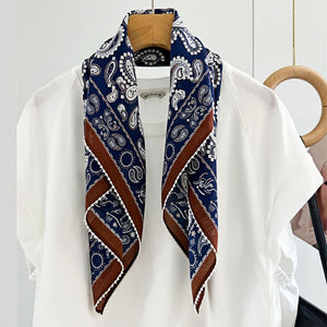 MaraSilk Pure Mulberry Silk Scarf - Square Double Crepe MS232