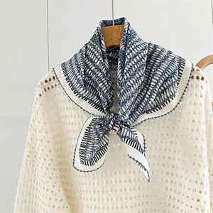 MaraSilk Pure Mulberry Silk Scarf - Square Double Crepe MS232