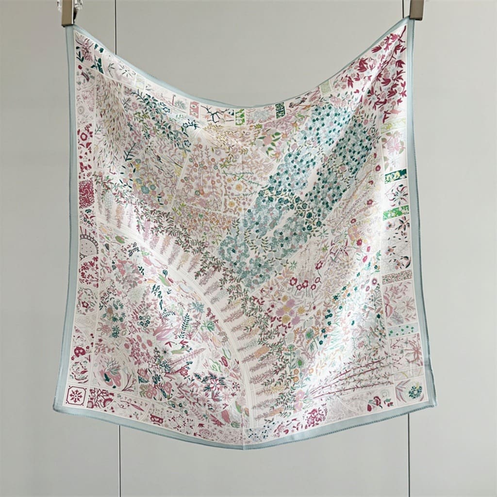 MaraSilk Pure Mulberry Silk Scarf - Square Double Crepe MS233