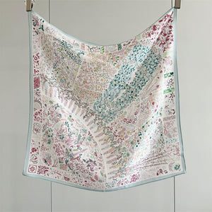 MaraSilk Pure Mulberry Silk Scarf - Square Double Crepe MS233