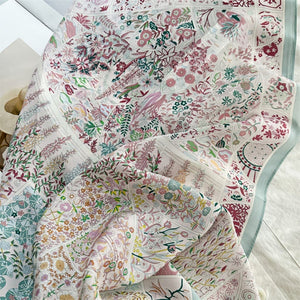 MaraSilk Pure Mulberry Silk Scarf - Square Double Crepe MS233