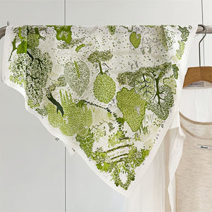 MaraSilk Pure Mulberry Silk Scarf - Square Double Crepe MS235