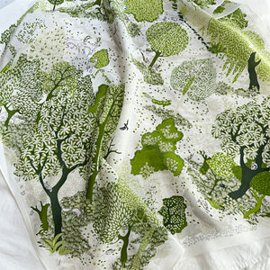 MaraSilk Pure Mulberry Silk Scarf - Square Double Crepe MS235