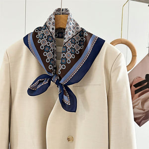 MaraSilk Pure Mulberry Silk Scarf - Square Double Crepe MS236 25" x 25" MS23601