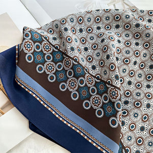 MaraSilk Pure Mulberry Silk Scarf - Square Double Crepe MS236