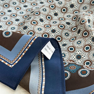 MaraSilk Pure Mulberry Silk Scarf - Square Double Crepe MS236