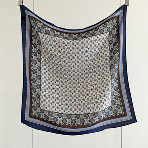 MaraSilk Pure Mulberry Silk Scarf - Square Double Crepe MS236